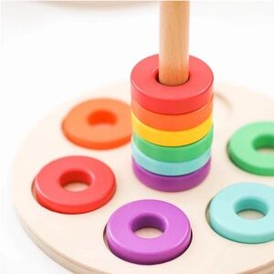 Lovevery Colorful Stacking Rings Toy